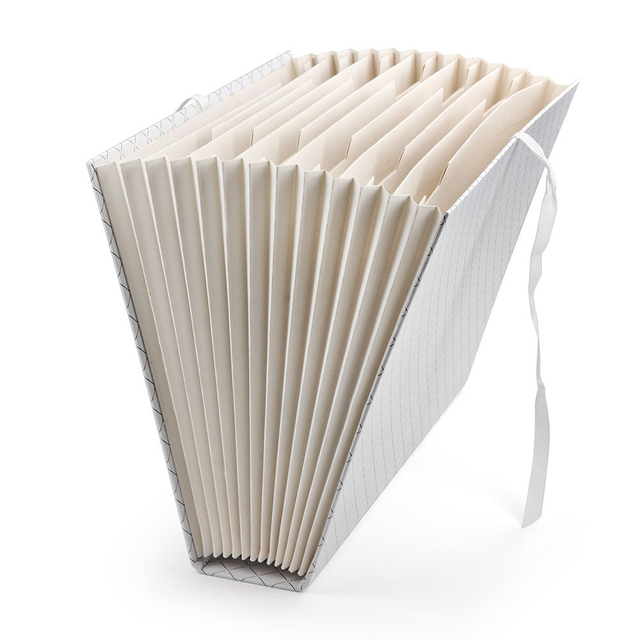 Logotipo personalizado de atacado A4 tamanho 13 bolso de expansão Pasta Organizador de documentos de documentos de documentos para escritório e papelaria escolar