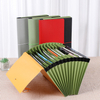 OEM atacado OEM A4 Bolsos A4 13 Bolsos coloridos Pasta em expansão Saco de documentos de documentos Organizer para uso da escola de escritório