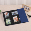 Álbum de fotos de linho de pano personalizado 4x6