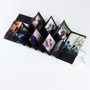 Logotipo personalizado de alta qualidade Logo Colorido álbum de fotos para aniversário e casamento feito com capa de papel durável