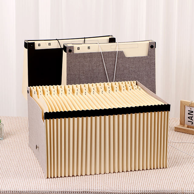 Organizador de documentos em papel de alta qualidade Expandindo o arquivo de acordeão Saco e formato de carteira Hot Sale Hot Sale Factory A4 Tamanho