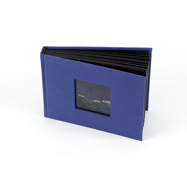 Diy Slip-in Photo Album Logo e pano de pano capa de tecido para casamento Fotos de família Fotos de papel