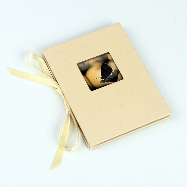 OEM 4x6 Slip-in Paper dobring Photo Álbum Janela personalizável Logo