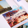 Alto álbum de fotos de capa dura de impressão colorida de alta qualidade