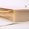 Logotipo personalizado por atacado A4 Organizador de documentos de papelão Expandindo Pasta de artigos de papelaria escolar sacos de papel fofos