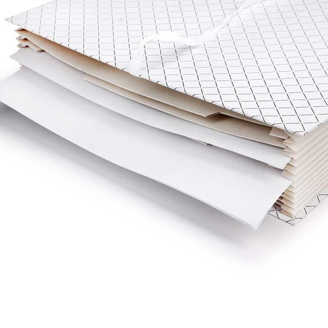 Logotipo personalizado por atacado 13 bolso expandindo a pasta de documentos de documentos de arquivos A4 de tamanho para escritório para escritório e papelaria escolar