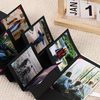Álbum de fotos feito com capa de papel durável Factory Hot Sale Logo Atacado Folding Colorido para Aniversário e Casamento 1000pcs