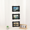 OEM Wholesale 4x6 Hard Cardboard Papel Picture Frames Triple Frame Collage Decor de parede Casamento Baby Photo Álbuns de foto
