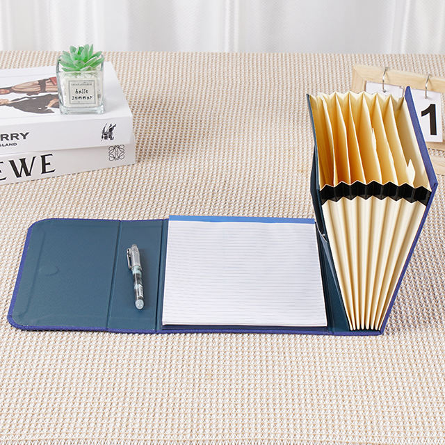 A5 Tamanho da pasta de extensão de acordeão Escola O papel de papelaria feita de material de papel notebook para pastas de arquivos de uso diário bolsa