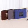 Diy Slip-in Photo Album Logo e pano de pano capa de tecido para casamento Fotos de família Fotos de papel