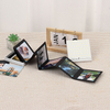 Logotipo personalizado por atacado Polaroid dobring acordeão álbum Caixa de papel colorida para graduação para formatura