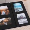 Álbum de fotos de linho de pano personalizado 4x6