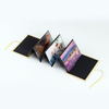 Atacos personalizam o logotipo 4x6 Álbum de fotos dobráveis ​​de papel com janela de formatura de aniversário Family Family Baby Gift