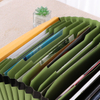 Atacado 13 bolsos A4 Organizador de documentos coloridos de tamanho de expansão da carteira da pasta de arquivos com logotipo personalizado para uso escolar