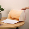 Logotipo personalizado A4 Size o organizador de documentos de papelão expandindo a pasta de arquivos eficazes de artigos de papelaria por atacado de fábrica