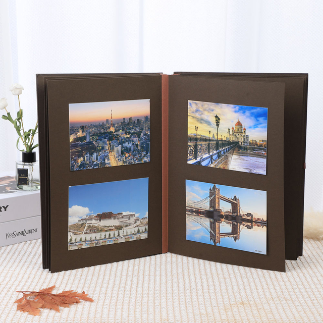 Álbum de fotos de logotipo personalizado colorido Livro de assinatura DIY para atividade de atividade de aniversário de aniversário de casamento