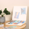 DIY Perfect Bound Paper Foto Album Conjunto de couro PU e papel Glassine para casamento e bebê com impressão de logotipo personalizada