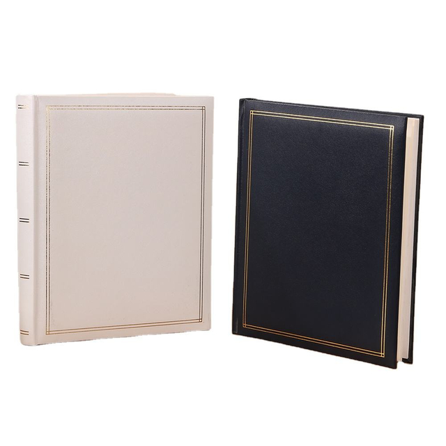 PU LOGO LOGO CLÁSTICO Álbum clássico Auto-adesivo Tamanho personalizado DIY amigável para casamento com fechamento de livros Design colorido