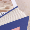 Álbum de fotos DIY Capa de tecido de linho colorido com janela frontal 6x4 Slip-in para casamento de fotos de fotos de família para bebê