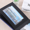 DIY Slip-in Photo Album Janela frontal com tamanhos coloridos de tecido de linho de pano 6x4 e 4x6 para casamentos