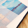 4x6 e 6x4 Tamanho Logo Custom Capa Hardcover Álbum de tecido Material Glassine Paper Diy Perfect encadernador Wedding Baby School Álbum