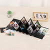 Álbum de fotos feito com capa de papel durável Factory Hot Sale Logo Atacado Folding Colorido para Aniversário e Casamento 1000pcs