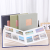 Atacado Personalizar Diy 6x4 Slip-in Front Window Ploth Linen Fabric Colorful Wedding Baby Family Photo Album Livro
