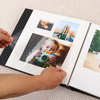 Logotipo personalizado por atacado 4x6 Imagem DIY PU CAPARO DE CAPARO DE CAPA LIVROS AUTO-ADESIDO DO BABILE FAMÍLIA LIVROS DE FOTO