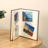 PU LOGO LOGO CLÁSTICO Álbum clássico Auto-adesivo Tamanho personalizado DIY amigável para casamento com fechamento de livros Design colorido