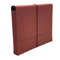 LADOS A4 TAMANHO DE 21 POCKET KRAFT PAPEL PASTER DE ACORTEION ARQUIOR COM ORGRADOR DE DOCUMENTO DE DOCUMENTO DE BACA DE ESCOLA DE ESCOLA DE RORBORAÇÃO
