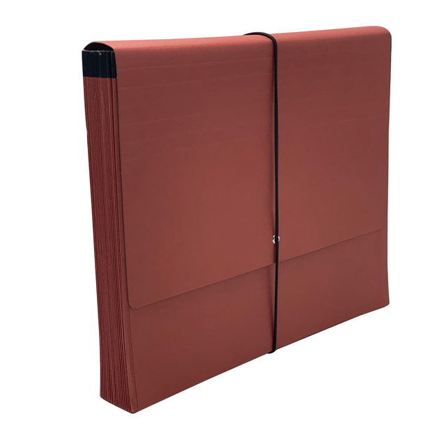 LADOS A4 TAMANHO DE 21 POCKET KRAFT PAPEL PASTER DE ACORTEION ARQUIOR COM ORGRADOR DE DOCUMENTO DE DOCUMENTO DE BACA DE ESCOLA DE ESCOLA DE RORBORAÇÃO