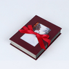 OEM Custom 4x6 Slip-in Explosion Álbum de fotos PU capa de capa da frente Livro da frente Livro