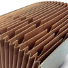Logotipo personalizado 21-Pockets A4 Tamanho Kraft Paper Accordion File Pasta Organizador de documentos para escolar