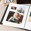 Logotipo personalizado por atacado 4x6 Imagem DIY PU CAPARO DE CAPARO DE CAPA LIVROS AUTO-ADESIDO DO BABILE FAMÍLIA LIVROS DE FOTO