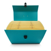 19 Pockets A4 Size a caixa de acordeão Expandora Caixa de pasta personalizada Organizador de documentos de papel com alça para uso da escola de escritório