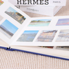 Álbum de fotos DIY Capa de tecido de linho colorido com janela frontal 6x4 Slip-in para casamento de fotos de fotos de família para bebê