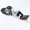 Álbum de fotos dobráveis ​​logotipo personalizado por atacado Polaroid Slip-in papel puxado à mão para formatura aniversário personalizando a impressão 1000pcs