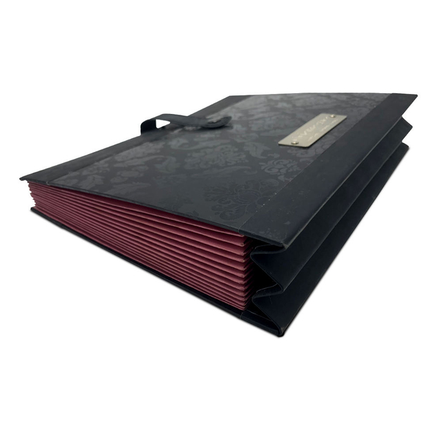 Alta qualidade de 13 bolsos organizadores de documentos de papel expandindo a caixa de arquivos de acordeão com produto de arquivamento de logotipo personalizado