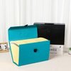Personalize 19-Pocket Legal Legal Arquivo Arquivo Box Office School Use Paper Document Organizer Handle
