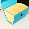 Personalize 19-Pocket Legal Legal Arquivo Arquivo Box Office School Use Paper Document Organizer Handle