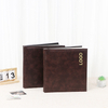 OEM LOGO Custom 4x6 Picture Diy PU Cover Capa Auto-Adesiva Álbum de Scrapbook Casamento Baby Family Birthday Book Kpop