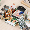 Logotipo personalizado por atacado Polaroid Slip-in Hard Captleboard Capa Foto Álbum Botão Botão Papel Baby Family Dobing Wedding