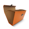 Logotipo personalizado 20 bolsos A4 ADORÇÃO EXPENDIDADE PASTER DE BOX OFFACIONAL Escola Use Paper Document Organizer Storage Storage