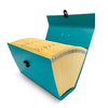 LOGO LOGO CUSTICO OEM 19 Pocket A4 ACORDON Caixa de acordeão Handle document Organizer Company Office School Use Pasta Bag