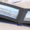 DIY Slip-in Photo Album Janela frontal com tamanhos coloridos de tecido de linho de pano 6x4 e 4x6 para casamentos