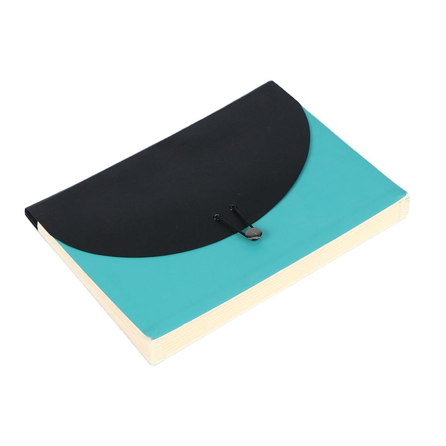 Logotipo personalizado 7 POCKETS A4 SACO DE ARQUIVO DE TAMANHO DE BORRAGEM DE BORRAGEM DE BRAPAIÇÃO Organizador de documentos de acordeão com embalagem de escritório personalizada