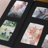 Álbum de fotos de linho de pano personalizado 4x6