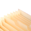 Logotipo personalizado por atacado A4 Organizador de documentos de papelão expandindo a pasta de arquivos eficaz em papel de artigos de papel da fábrica