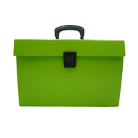 Personalize o logotipo A4 Size Office & School Bag 19 Pockets Accordion File Box Box Paper Document Organizer Handle