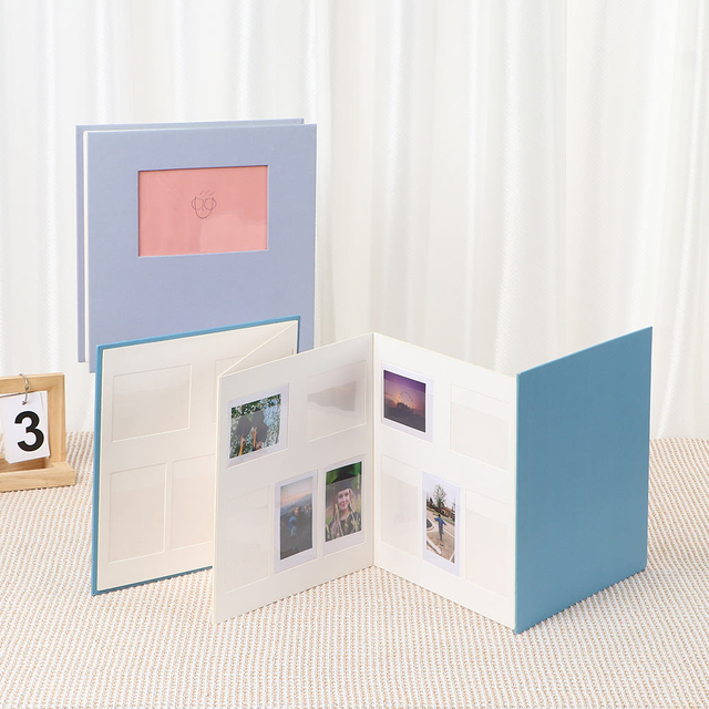 OEM personalizável DIY Slip-in Polaroid Explosion Álbum da janela da frente do design da formatura Celebrações de casamento bebê casamento